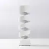 Decoración geométrica de espiral hueca cilíndrica de arte creativo de lujo simple modelo sala de ventas oficina Decoración suave minimalista