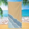 Toalla Grande Absorbente de Sandía de Dibujos Animados para la Playa Toalla de Playa Rayada con Impresión Digital de Microfibra Toalla de Baño para Niños