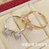 Accesorios de Plata S925 Anillo Simple de Perlas con Perlas de aproximadamente 9-10 mm Accesorios Sin Cuentas