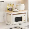 Estante de Almacenamiento para Cocina Encimera Multifuncional Estante de Almacenamiento para Microondas Arrocera Artículo de Venta Caliente Transfronterizo
