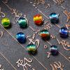 Cuentas de Lámina Plateada de Dos Tonos, Cuentas de Vidrio, Cuentas Sueltas de Vidrio Estilo Japonés, Pulseras, Aretes, Accesorios Pequeños, Materiales para Manualidades DIY Hechos a Mano al por Mayor