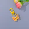 Llaveros de resina de colores pastel con forma de mariposa, accesorios, colgante, regalo de vacaciones DIY, decoración de mochila hecha a mano, venta al por mayor
