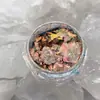 Nueva Manicura Versátil Aurora Nube de Hada Brocado Pie de Nieve Derretida Polvo Obo Ultradelgado Multicolor