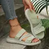 Amazon 2026 Nuevas Sandalias Planas Deportivas Cómodas Elásticas de Talla Grande para Mujer, Zapatos de Playa sin Cierre