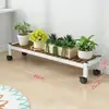 Suporte de Flores com Rodas, Arte em Ferro, Móvel, para Varanda, Uso Doméstico, Sala de Estar, Suporte para Suculentas, Suporte de Chão para Plantas Verdes