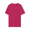 Camisetas Transfronterizas con Logo Impreso, Ropa de Trabajo de Manga Corta 100% Algodón para Hombres y Mujeres, Tallas Grandes Holgadas Cuello Redondo Camisas Publicitarias Culturales, Uniformes Escolares DIY