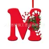 Adornos Nuevos Creativos de Letras Inglesas Transfronterizos Acrílico Plano Decoración para Árbol de Navidad Fiesta en Casa Regalo