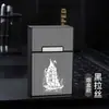 Paquete de 20 Estuches Magnéticos para Cigarrillos, Adecuado para Cajetillas Blandas y Duras, Resistente a la Presión y a la Humedad, Hecho de Aleación de Aluminio, Caja de Cigarrillos Portátil con Grabado