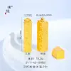 Colar Pingente Barra de Ouro Pequena Ouro Brilhante 24K Estilo Similar da Puzuo Gold Store Riqueza de Todas as Direções Corrente Clavicular Luxo Acessível para Mulheres