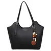 Bolsa de ombro grande, simples, estilosa e retrô para mulheres, perfeita para o outono, uso diário, deslocamento e passeios, com alto apelo estético