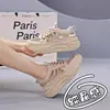 Sandalias para Mujer 2025 Nuevas Populares Transpirables Huecas Casuales Zapatos Blancos Suela Suave Aumentadoras de Altura Moda Versátil Zapatos para Mujer