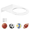 Suporte de Exibição de Basquete Acrílico de Parede, Rack de Armazenamento de Bola de Futebol Vôlei, Suporte para Bola de Rugby