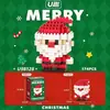 Serie de Árbol de Navidad de Papá Noel Muñeco de Dibujos Animados Modelo Adornos Bloques de Construcción de Micropartículas Juguetes Educativos de Ensamblaje Venta al por Mayor