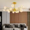 Lustre nórdico estrela por todo o céu para sala de estar lustre led lustre criativo de personalidade quarto sala de jantar pacote de iluminação