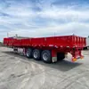 O Veículo Inteiro Possui um Peso Leve e é um Veículo de Transporte Semi-Reboque Baixo com Laterais Articuladas. Semirreboque Basculante Lateral de Caixa Padrão