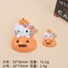 Acessórios de resina Desenho animado Creme Gel Grampo de cabelo Feito à mão DIY Buraco Sapatos Fivela Decoração Material Grande pequeno tamanho Halloween