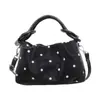 Bolso de Lunares Estilo Coreano Literario para Mujer 2026 Nuevo Exquisito Bolso Pequeño de Asa Superior Textura de Alta Calidad Hombro Único Cruzado Bolso Dumpling