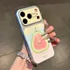 Aplicable a la funda para teléfono Apple 17PROMAX curación suave pintada a mano fruta guayaba manzana verde iPhone18 funda suave