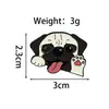 Broches Fofos para Cães de Estimação Europeus e Americanos, Emblemas de Desenho Animado de Animais Modernos e Criativos, Acessórios de Roupas e Mochilas Esmaltados em Estoque