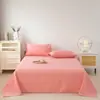 Novo conjunto de lençóis de três peças em tecido de algodão grosso original para cama em casa