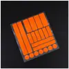 Adhesivo para Cuadro de Bicicleta Rejilla Prismática Tira Reflectante Pegatina para Cuerpo Forma de Diamante de Advertencia 21 Piezas