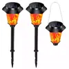 Luz de Llama Solar Paisaje Dinámico de Patio Luz de Jardín LED Exterior Césped Enchufe de Tierra Ahorro de Energía Solar
