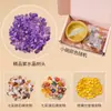 Paquete de Materiales Árbol de Dinero de Cristal Grava de Cristal Árbol de Dinero de Ágata Adorno Pequeño Accesorios de Material Hecho a Mano Venta al por Mayor