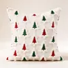 Funda de almohada navideña transfronteriza Acolchado Creativo Atmósfera festiva Felpa tridimensional Almohada Sala de estar Sofá Dormitorio Respaldo