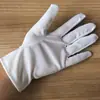 Luvas de Trabalho em Poliéster Branco Blusa de Moletom Tricotada Luvas de Trabalho Protetoras de Nylon Luvas de Trabalho sem Poeira para Oficina