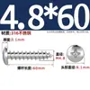 Tornillos Autorroscantes de Acero Inoxidable 316, Cabeza Redonda Ranurada, Tornillos para Madera de Cabeza Plana Extendida Yb845M2M3M4M5M6