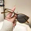 Nuevas Gafas Elegantes Sin Graduación que Bloquean la Luz Azul, Monturas Versátiles Ojo de Gato, Aspecto de Alta Gama Sin Maquillaje, Gafas Artísticas Sin Graduación