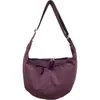 Bolso Cruzado Estilo Japonés, Bolso Ligero de Nailon Tipo Dumpling para Mujer, Bolso Versátil de Gran Capacidad para Clase, Bolso de Hombro Casual Simple de Moda