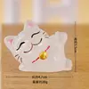 Artesanato Criativo de Gato da Sorte Resina Decorações de Mesa Presentes Escritório Tendência Fofos Pequenos Ornamentos