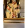 En stock Ins Coreano Invierno Chaqueta Cardigan de Punto de Manga Larga Grueso Cálido Estilo Nórdico de un Solo Botón 26280