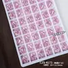 Accesorios de Arte para Uñas de Alta Calidad K9 Hielo Transparente Fondo Abierto Apilables con Pedrería Súper Brillantes Rectangulares Ovalados Acabado Perla Decoraciones de Uñas Apilables con Pedrería