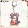 Llavero de Mercancía de Tian Guan Ci Fu Acrílico Doble Cara Xie Lian y Huayu Dibujo Animado Lindo Exquisito Colgante Decoración de Mochila