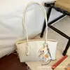 Bolsa Tote Casual Nova Moda Transfronteiriça, Bolsa de Ombro Tendência Estilo Coreano Ins para Trabalho e Deslocamento, Bolsa Feminina