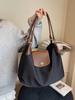 Bolsa Tote Grande Capacidade Simples e Estilosa para Comércio Transfronteiriço Bolsa de Ombro Feminina Versátil Bolsa Saco de Ombro Único Transversal Bolsa Saco