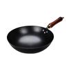 Olla de Hierro Fundido Vintage Zhangqiu Sartén Tradicional Antiadherente Fondo Redondo Forjado a Mano Wok sin Recubrimiento Hogar Mujer Sartén Antiadherente
