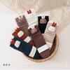Nuevos Calcetines Infantiles Otoño/Invierno 2025 Muñeco de Conejo Lindo Calcetines Largos de Algodón para Niñas Calcetines Holgados Venta al por Mayor