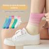 Novas meias degradê femininas letras G meias curtas de aparência elegante primavera e verão meia de uso externo combinam com tudo super quentes