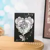 Vermelho Novo Estilo Chinês Banquete de Casamento Convite de Casamento Personalizado Xiaohongshu Carta Convite Estampagem a Quente Rosa Noiva