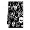 Paño de cocina bestseller transfronterizo para Halloween con estampado de calabaza y fantasma, paño de cocina con ambiente festivo de Halloween, toalla de mano