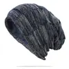 Chapéus de Inverno Masculinos com Forro de Lã, Espessados para Aquecimento, à Prova de Vento e Resistentes ao Frio, Gorros Tricotados para Homens, Chapéus de Lã, Atacado Transfronteiriço