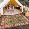 Alfombra para Sala de Estar de Imitación Cachemir Persa para Exteriores e Interiores, Resistente a Manchas, Alfombra Refrigerante de Cobertura Total para Sala de Estar del Hogar