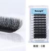 No disperso con trébol de cinco hojas belleza de pestañas tienda de pestañas maestra especializada en injerto de floración 5d pestaña natural gruesa CD curvado súper suave