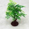 Simulación árbol frutal hoja verde escena de pasto adornos para pastel dinosaurio accesorios para hornear cocotero plug-in de cumpleaños al por mayor