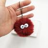Lindo elfo bola de peluche de carbón colgante para bolso muñeco de peluche colgante para teléfono móvil para audífonos colgante para mochila escolar de estudiante