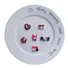 Año Nuevo Navidad gato negro rojo hueso diy pegamento de crema funda para teléfono móvil hebilla de zapato pasador accesorios de resina al por mayor
