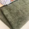 F521 Em Estoque Fornecimento Direto Tecido de Sofá Chenille Liso Duas Cores Tecido Waffle Capa de Sofá Almofada Almofada Tecido de Linho